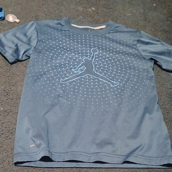 Jordan Kids Blue Jumpman Tee - Picture 1 of 2